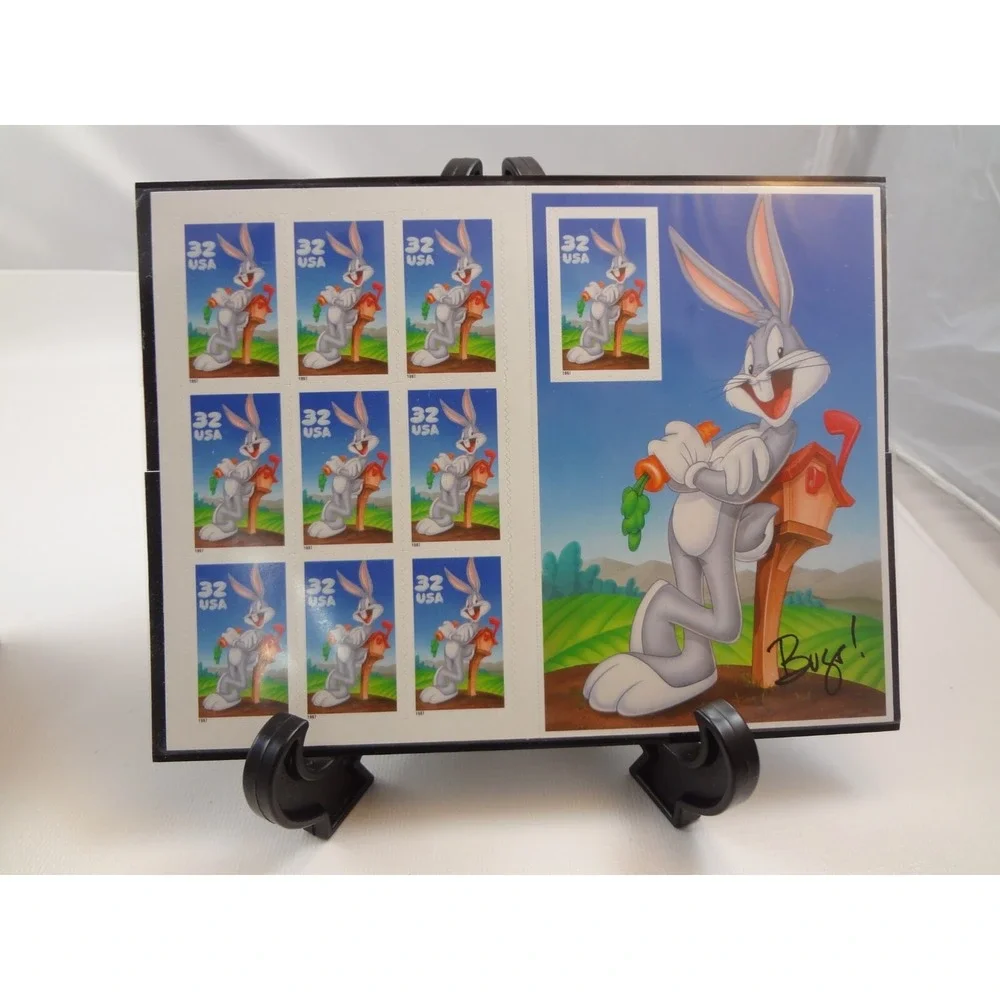 Looney Tunes‎ Bugs Bunny Tweety Bird collectors Ink Pen USPS & 1997 32-cent Bugs